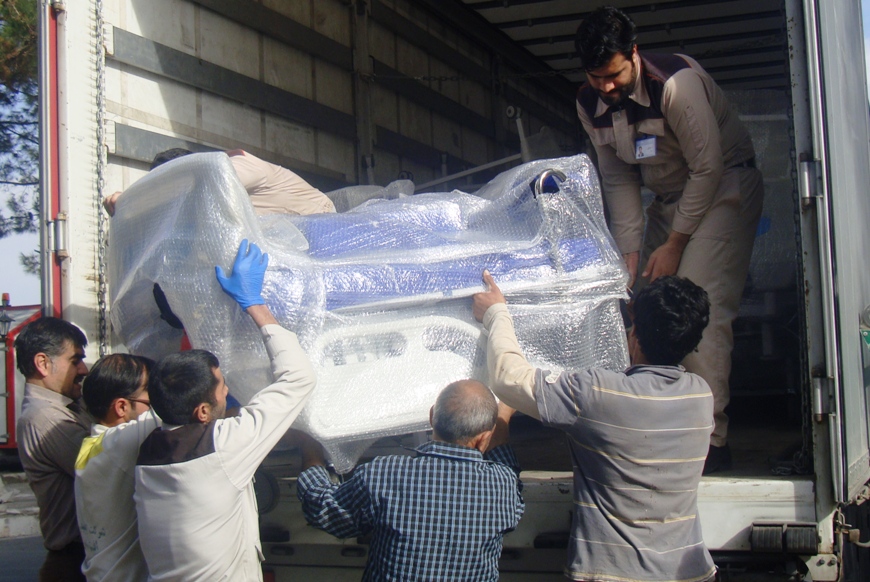 ورود تجهیزات ۲۲ واحد تک نفره زایمانی به دانشگاه علوم پزشکی بیرجند