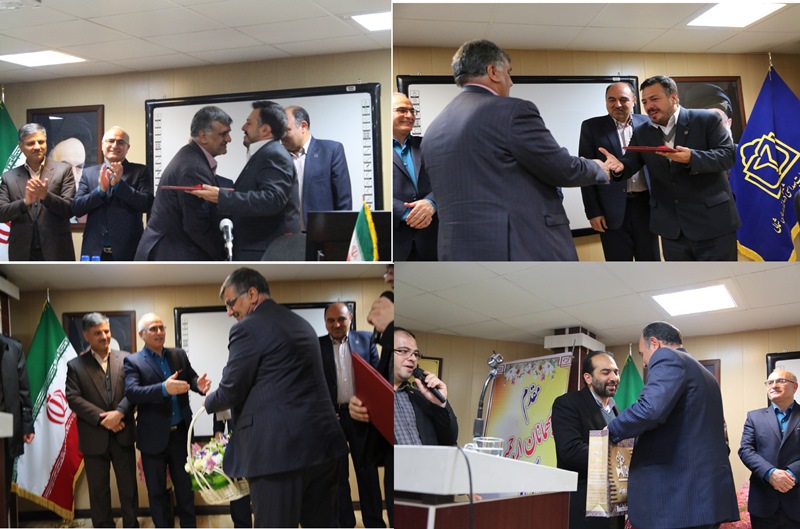 برگزاری مراسم تکریم و معارفه قائم مقام رئیس دانشگاه و معاونین درمان و غذا و دارو خراسان شمالی