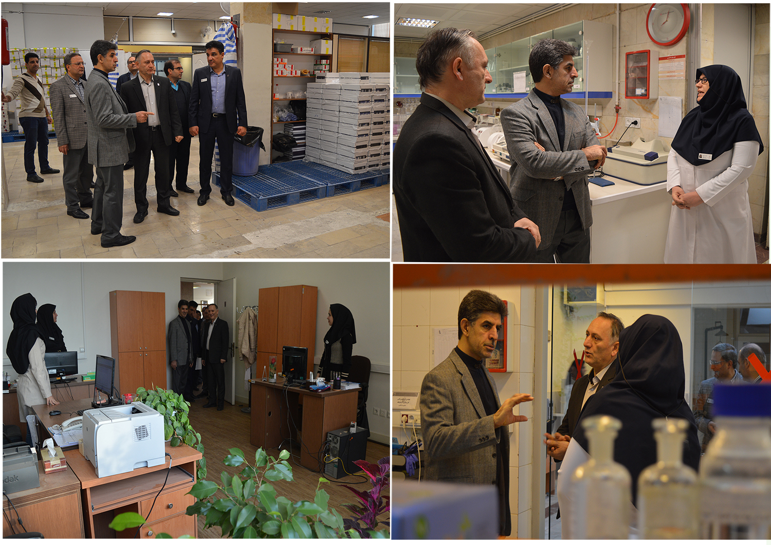 بازدید رئیس دانشگاه علوم پزشکی ایران از معاونت غذا و دارو