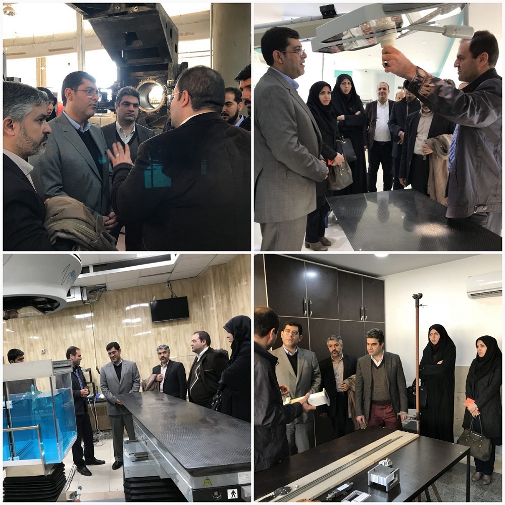 بازدید از شرکت دانش بنیان بهیار صنعت سپاهان، تولیدکننده شتابدهنده خطی و تجهيزات بيمارستانی