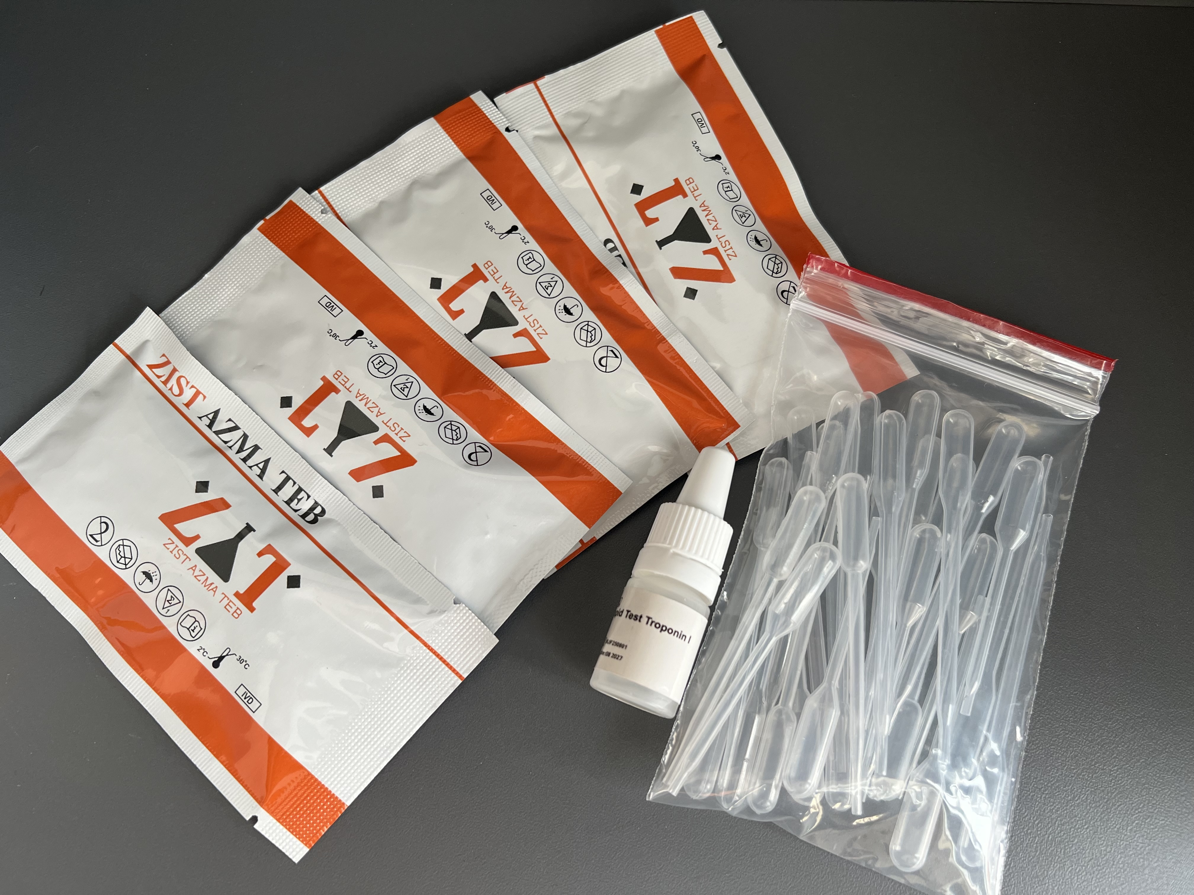 رپید تست تشخیص سکته قلبی - Troponin I - ZAT TROPONIN - کیت - بیوشیمی - زیست آزما طب