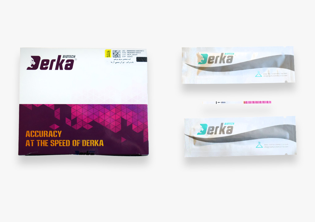 کیت تشخیص سریع مورفین - Morphine RT - derka - کیت - ایمونولوژی - نوژان شیمی آزما